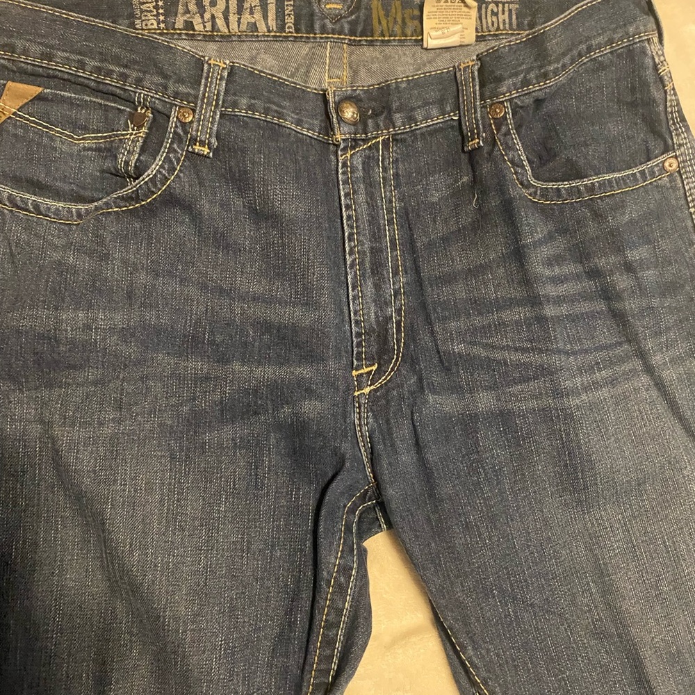 Ariat Men's Dark Blue Straight Jeans